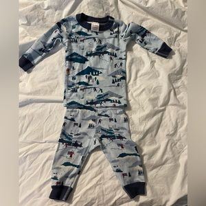 Hanna Anderson hockey winter games pajama set